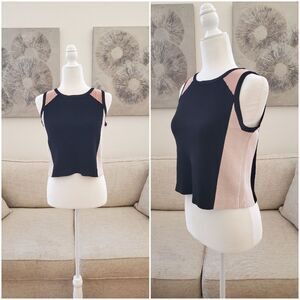 🦋AS by DF 🦋 Colorblock Cropped Sleeveless Top - [Small]
